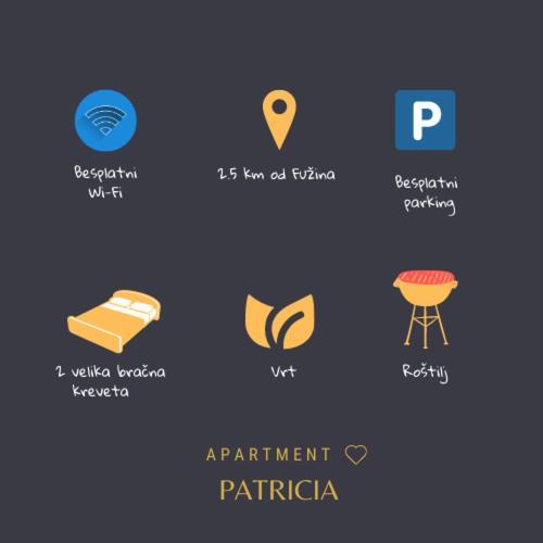 Apartman Patricia Fužine Exterior foto